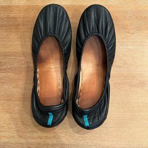 Tieks Matte Black Flats Size 9